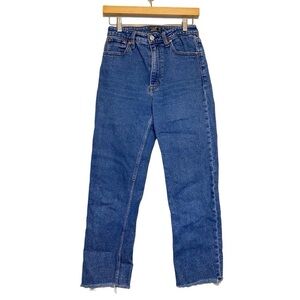 abercrombie & fitch high rise straight leg jeans
